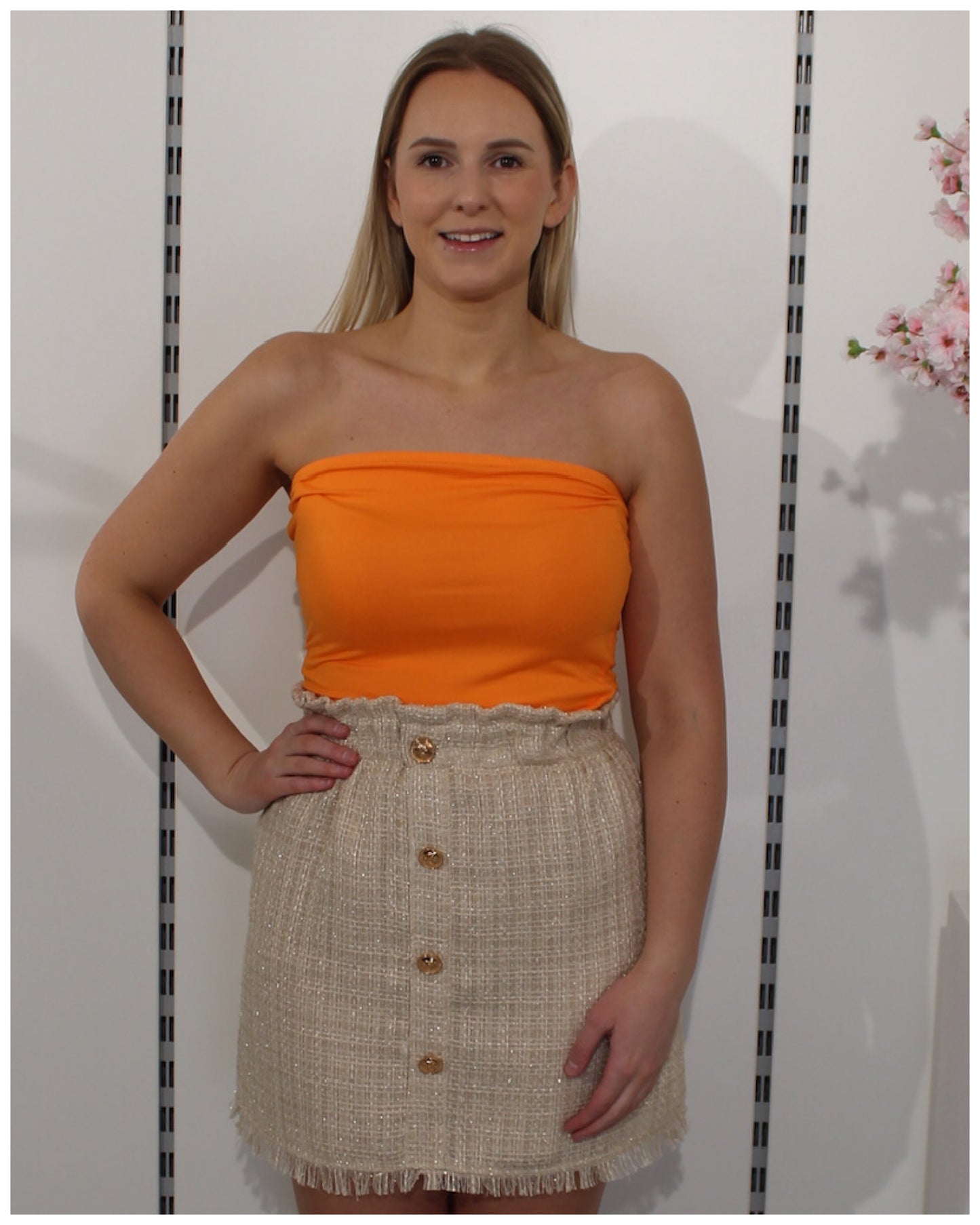 Josephine top oranje