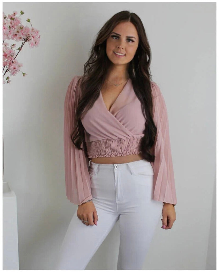 Shirley blouse roze