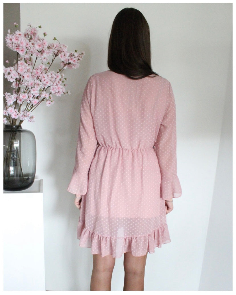 Esmeralda jurk roze