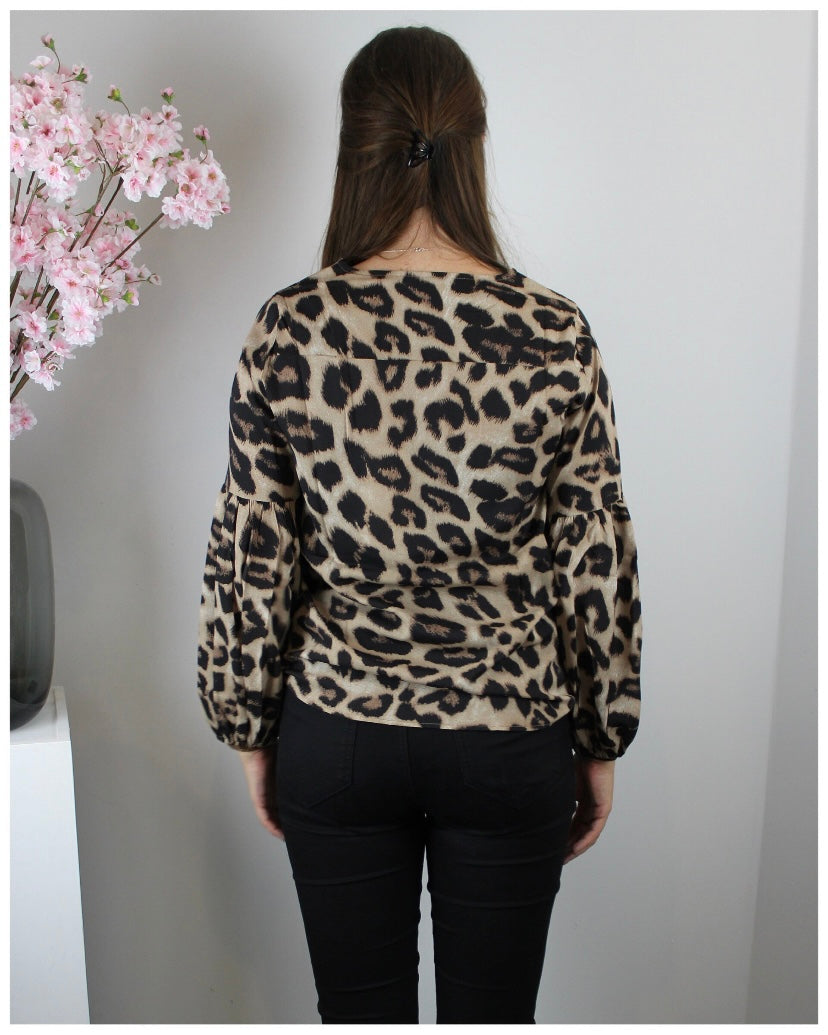 Danielle blouse leopard