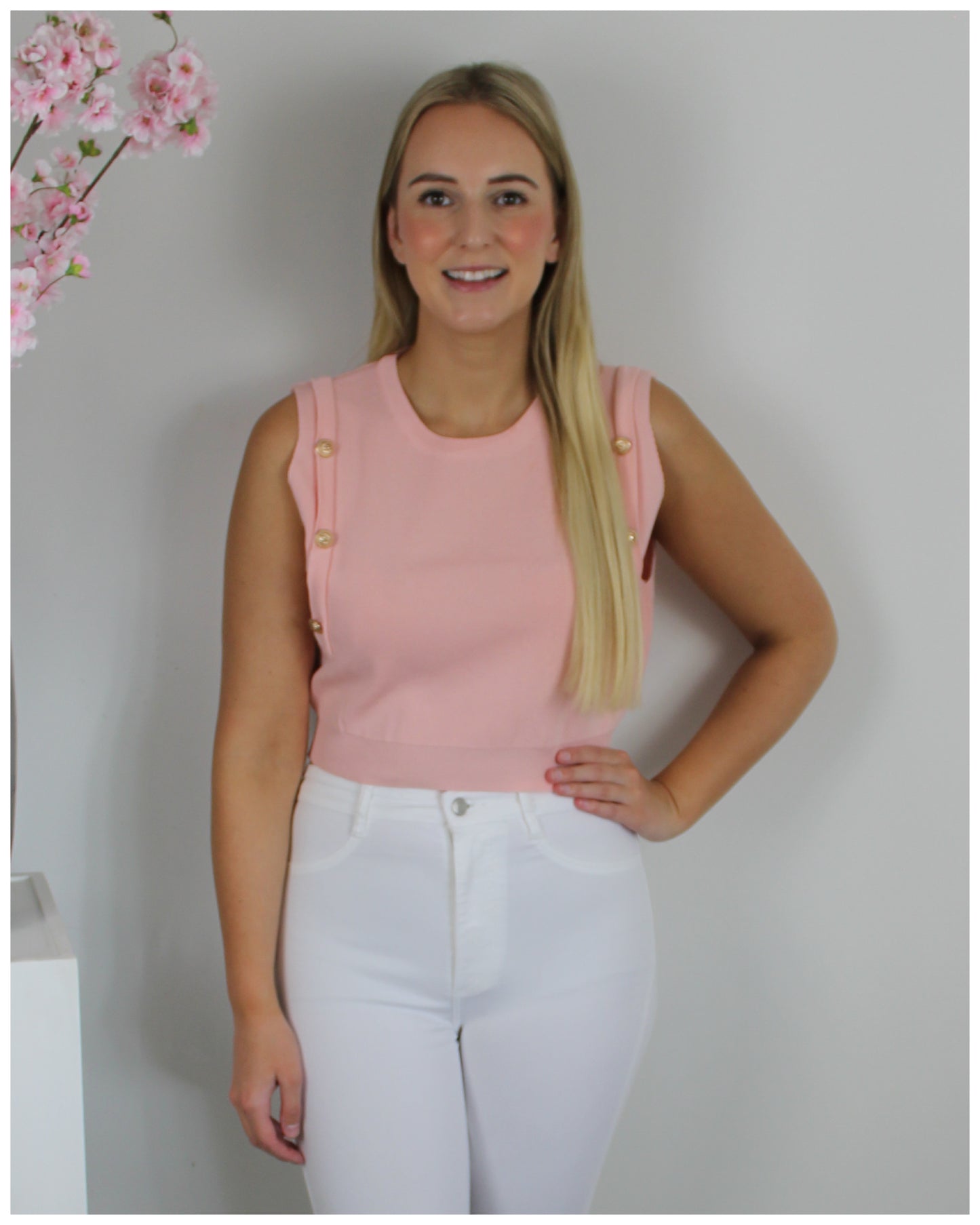 Stella top roze