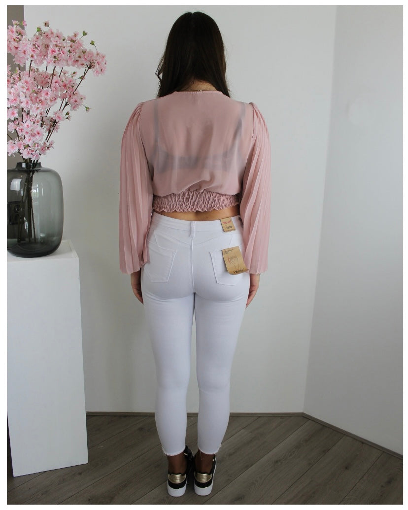 Shirley blouse roze