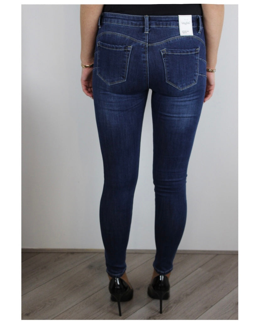 Jill skinny jeans donkerblauw