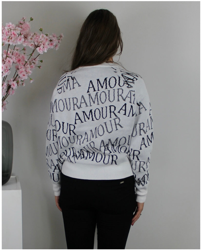 Amour sweater wit