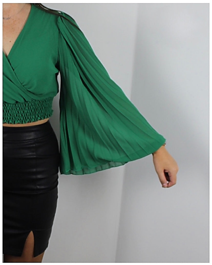 Shirley blouse groen