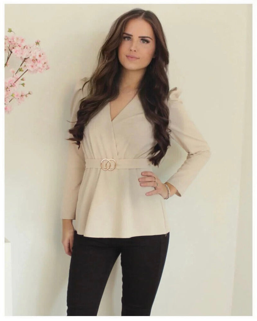 Nina top beige