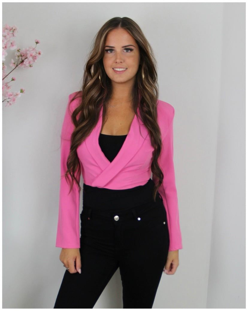 Ashley blazer roze