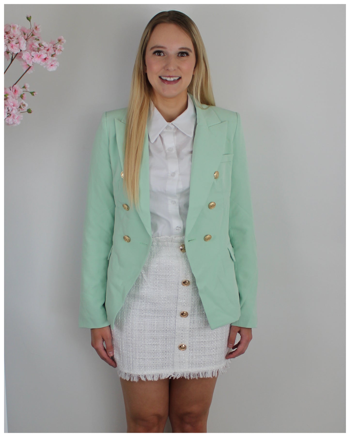 Annabel blazer lichtgroen