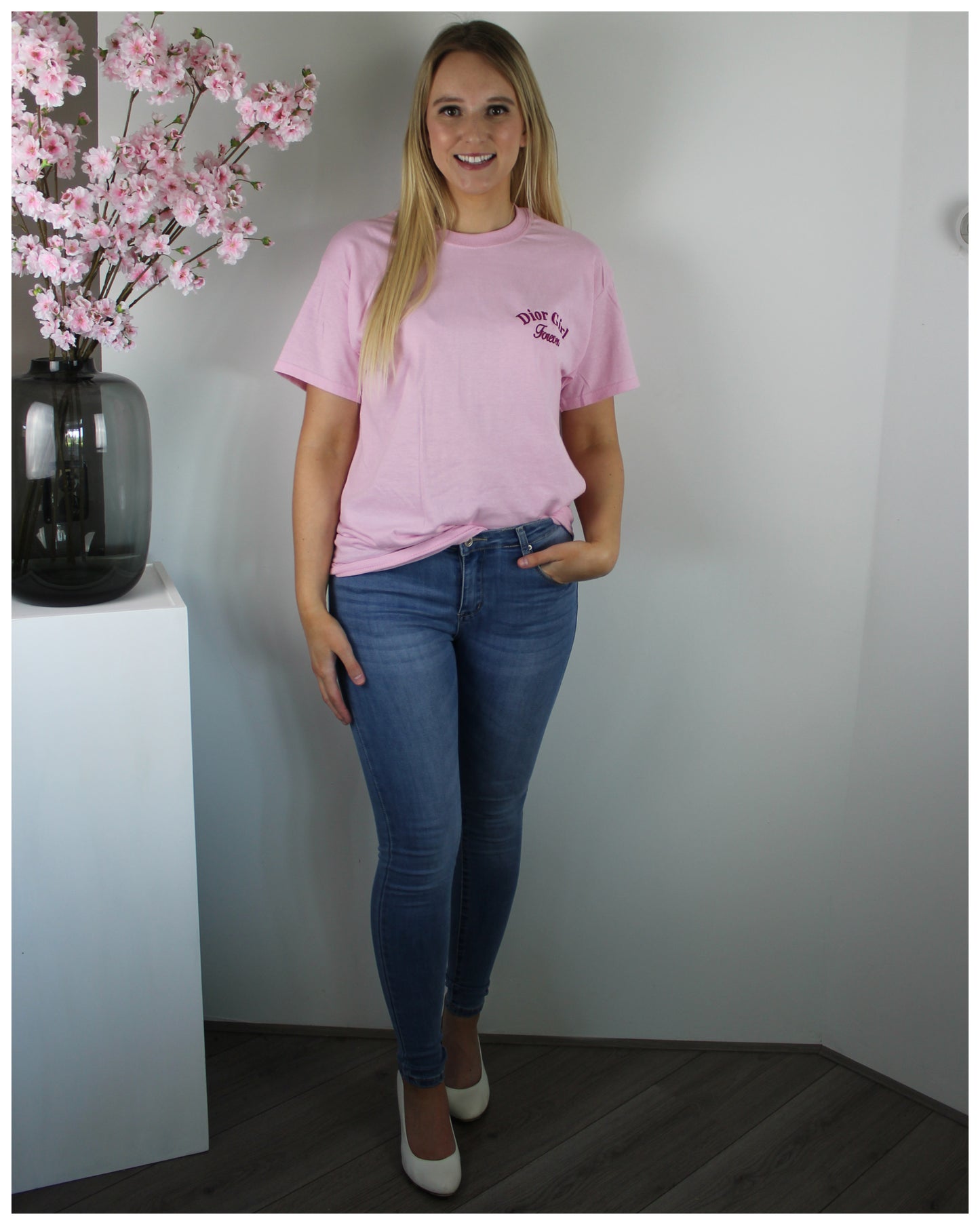 Emma shirt roze