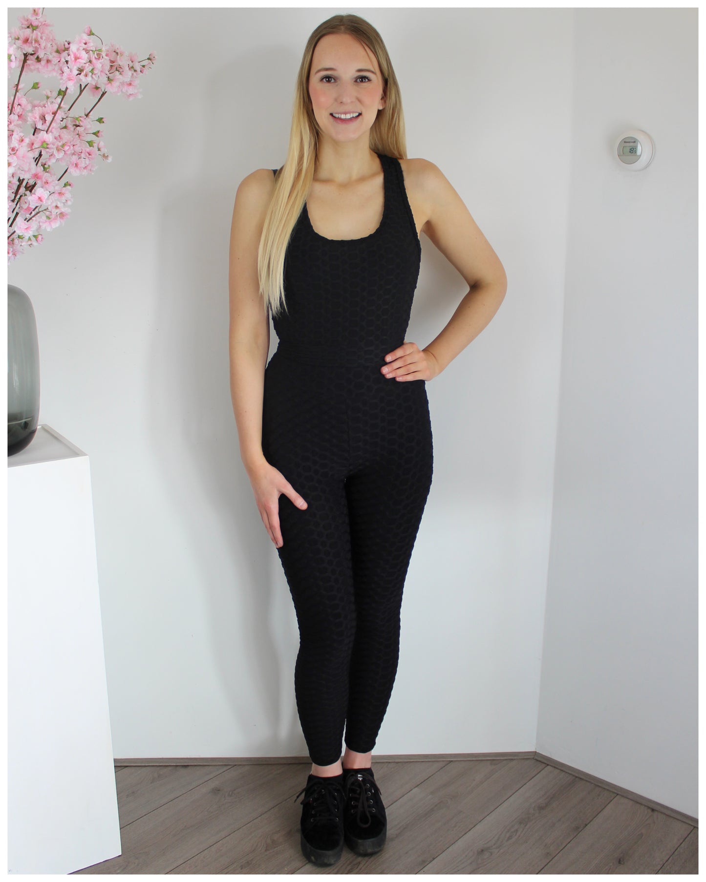 Linda fitnessset push-up zwart