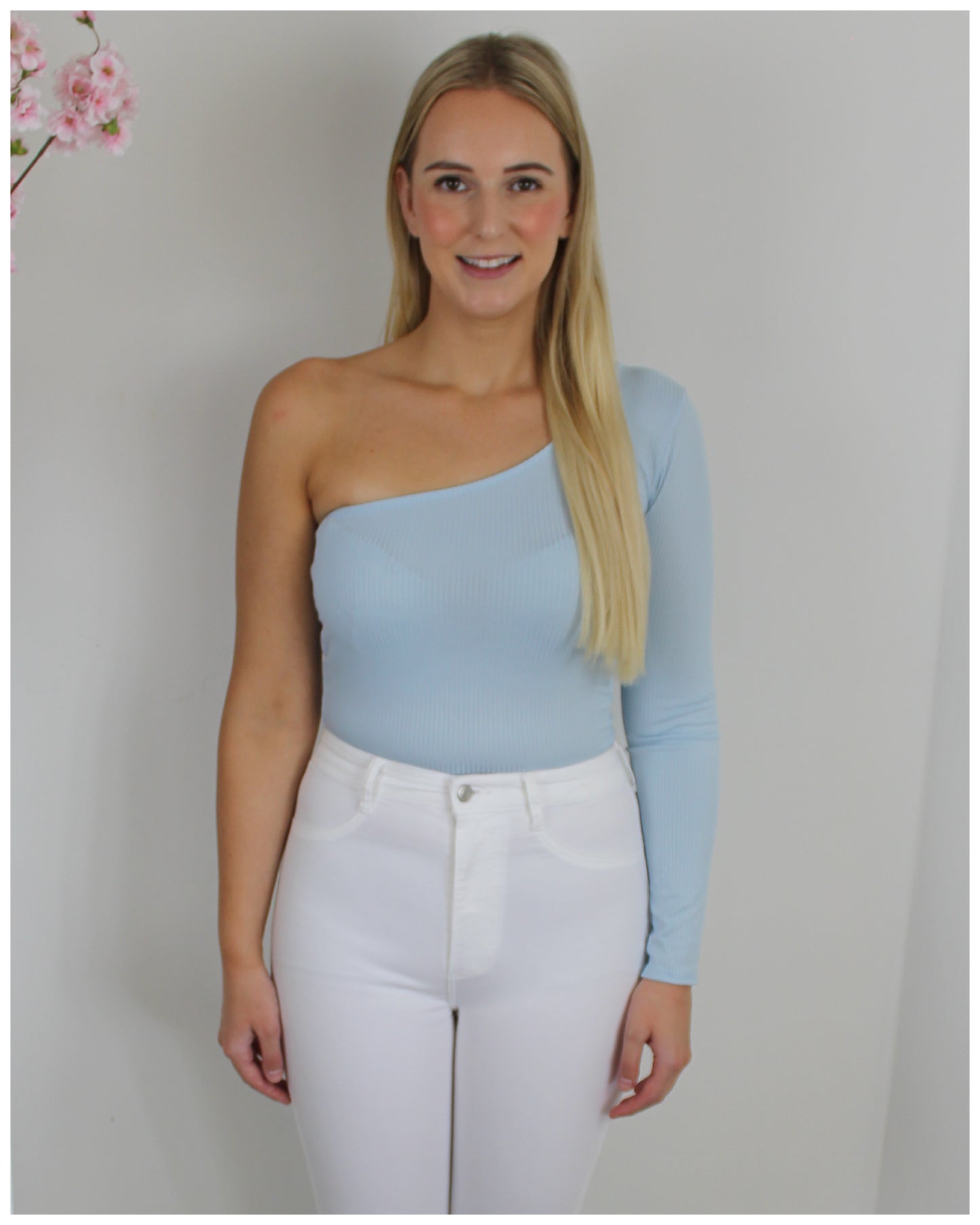 Evi top blauw