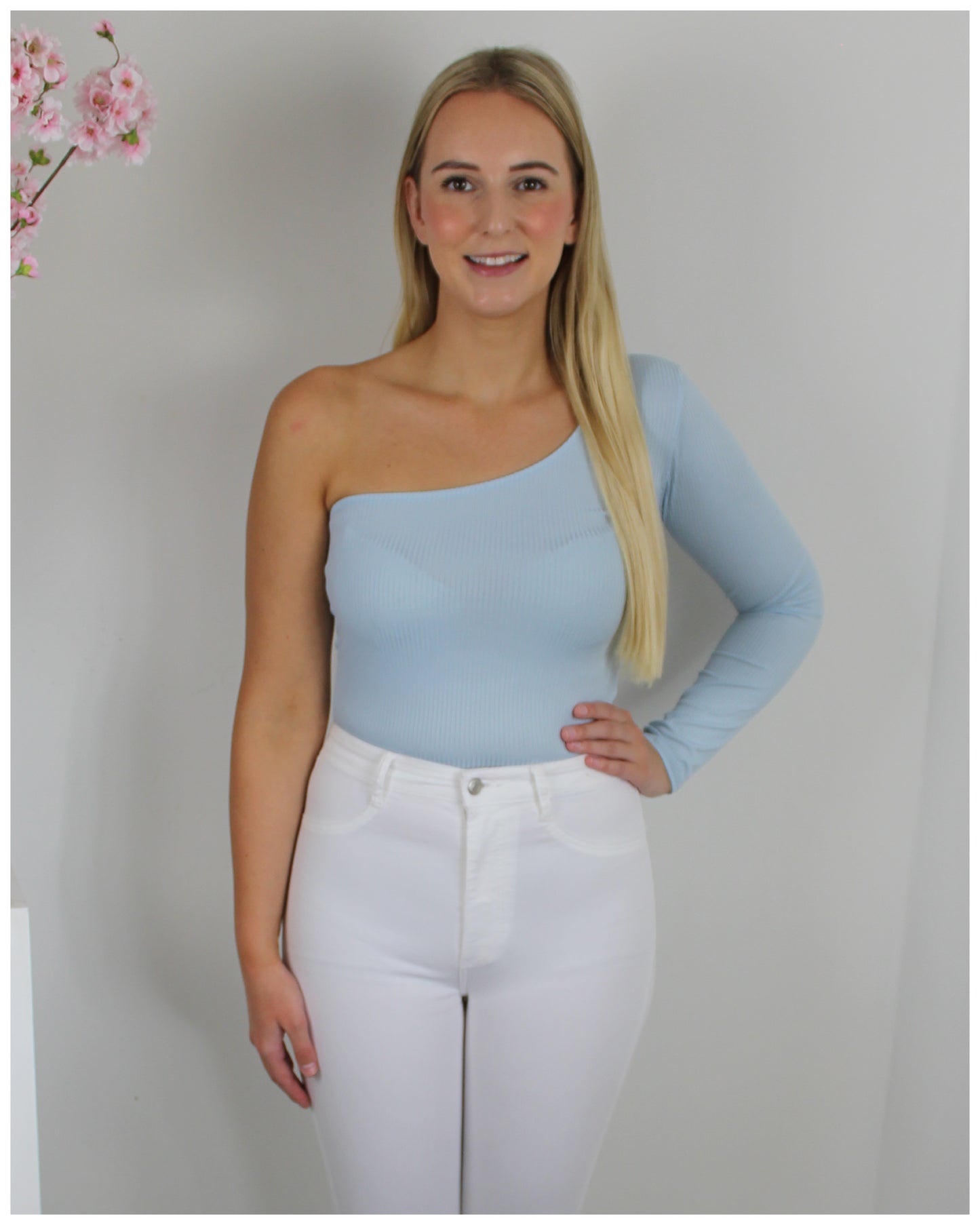 Evi top blauw