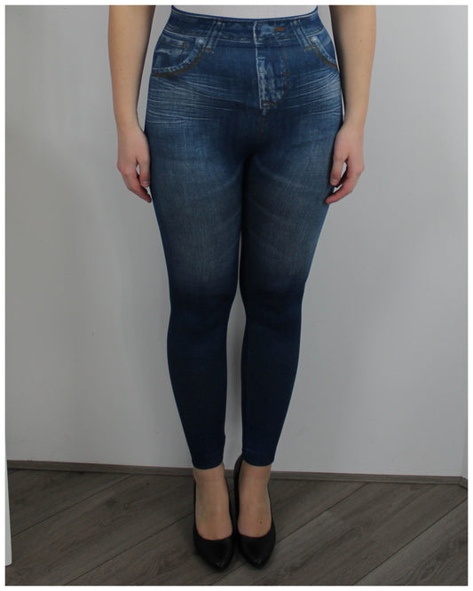 Ava legging blauw