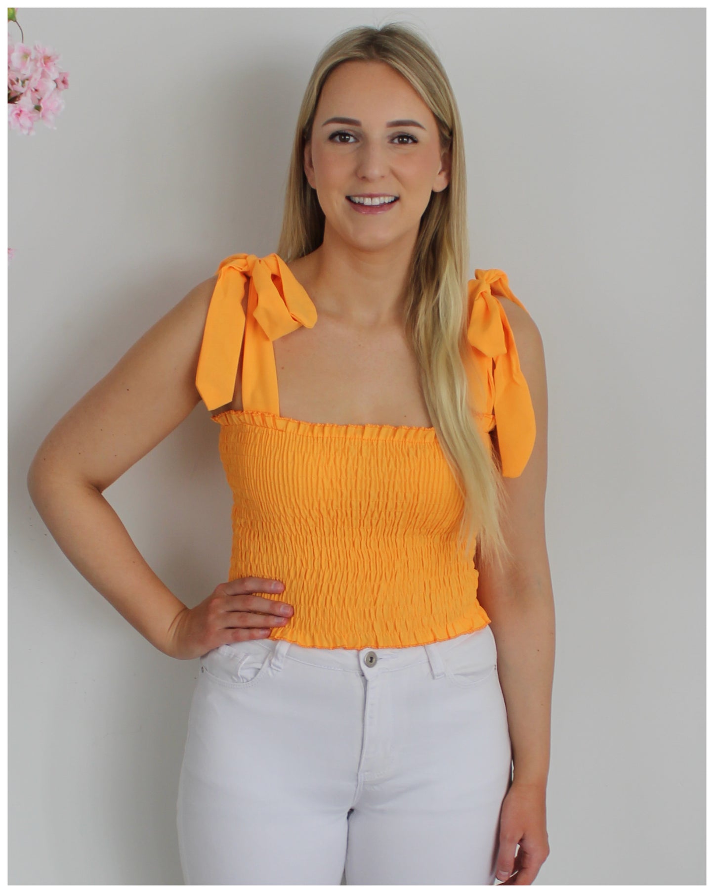 Amanda top oranje