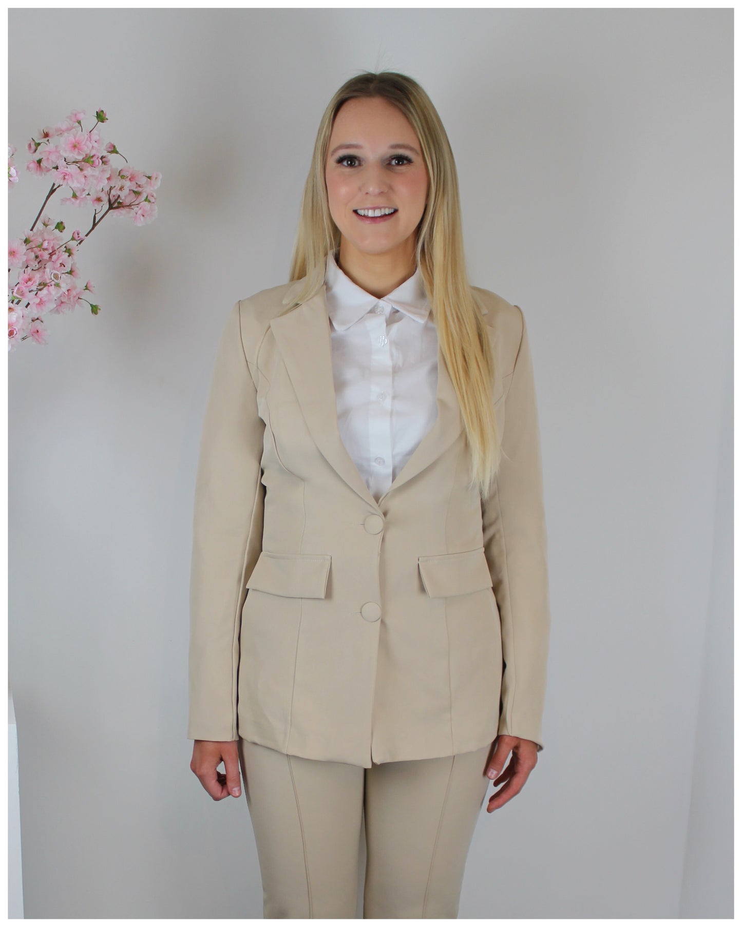 Louise blazer beige