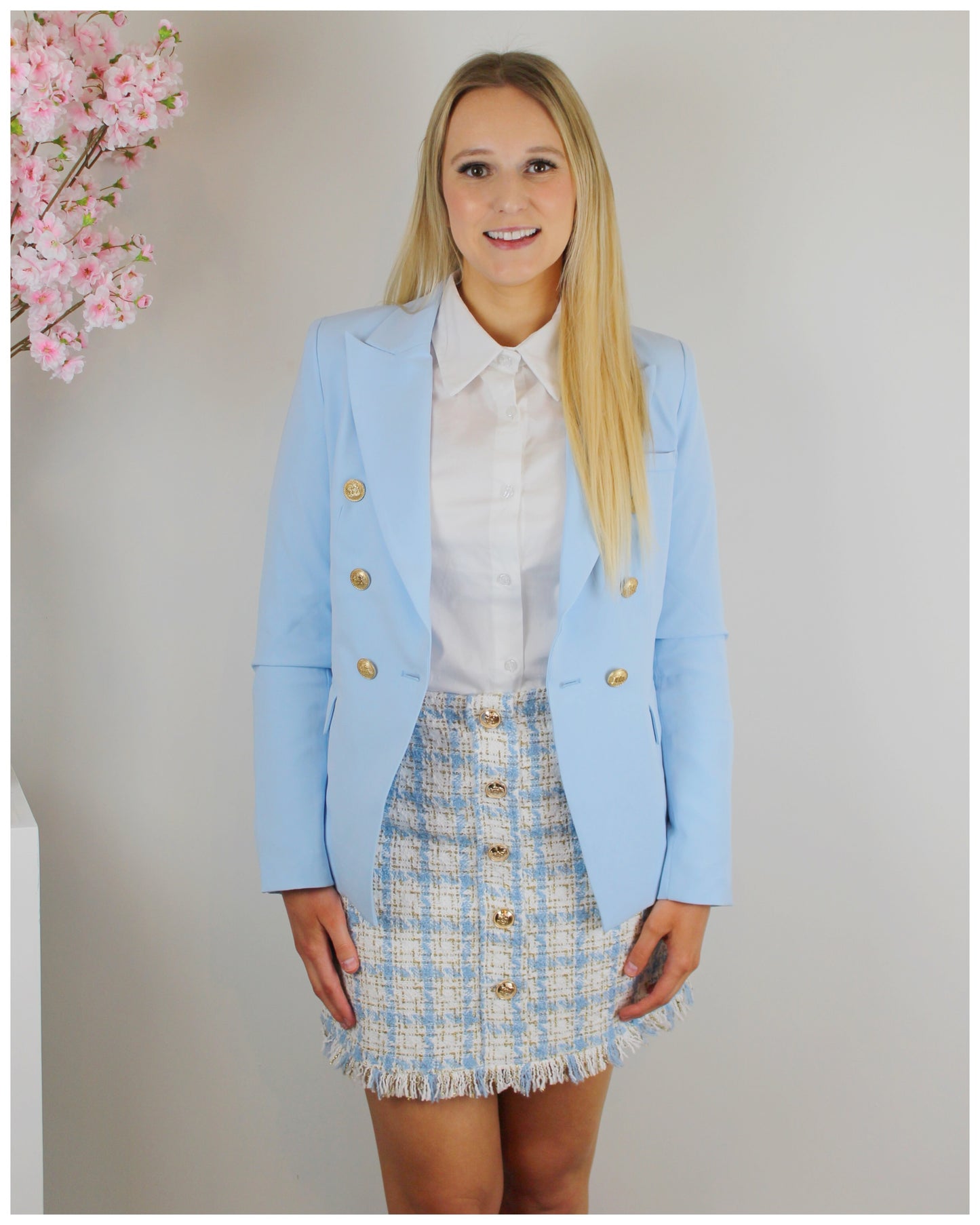 Annabel blazer lichtblauw